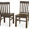 Cayla Dark Oak Dining Chairs, 2-Pack -Living Room Furniture Store 810422959 2