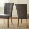 Debby Gray Upholstered Dining Chairs, 2-Pack -Living Room Furniture Store 810422979 1