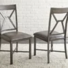 Alamo Gray Faux Leather Dining Chairs, 2-Pack -Living Room Furniture Store 810422982 3