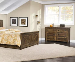 Century Lane Rustic Brown 6-Drawer Dresser -Living Room Furniture Store 810434140 6