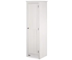 Lincoln Magnolia Oak White Single Door Kitchen Pantry -Living Room Furniture Store 810447463 3