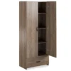 Salinas Rustic Oak Storage Cabinet -Living Room Furniture Store 810448555 1
