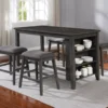 Raleigh 5-Piece Storage Dining Set -Living Room Furniture Store 810451168 810451169 2