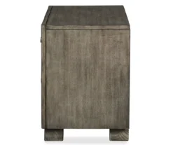 Arnett Smoky Gray Nightstand -Living Room Furniture Store 810458207 4