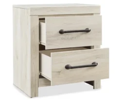 Cambeck Whitewash 2-Drawer Nightstand -Living Room Furniture Store 810458216 1
