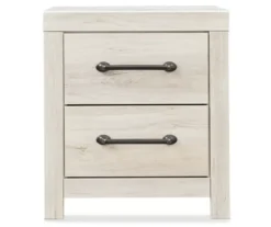 Cambeck Whitewash 2-Drawer Nightstand -Living Room Furniture Store 810458216 3