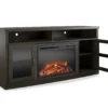 63" Rollins Espresso Electric Fireplace Console 1 63" Rollins Espresso Electric Fireplace Console -Living Room Furniture Store 810464962 3