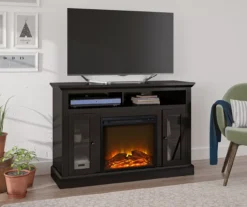47" Grandcastle Espresso Electric Fireplace Console -Living Room Furniture Store 810464966 A0 1