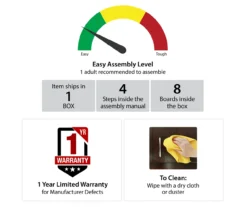 Topaz Brown Oak TV Stand -Living Room Furniture Store 810464974 6