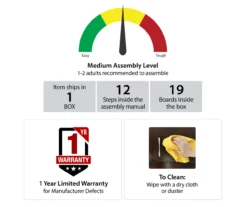 Lancaster White Shutter TV Stand -Living Room Furniture Store 810464994 6