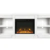 65" Wilton White Electric Fireplace Console -Living Room Furniture Store 810464999 3