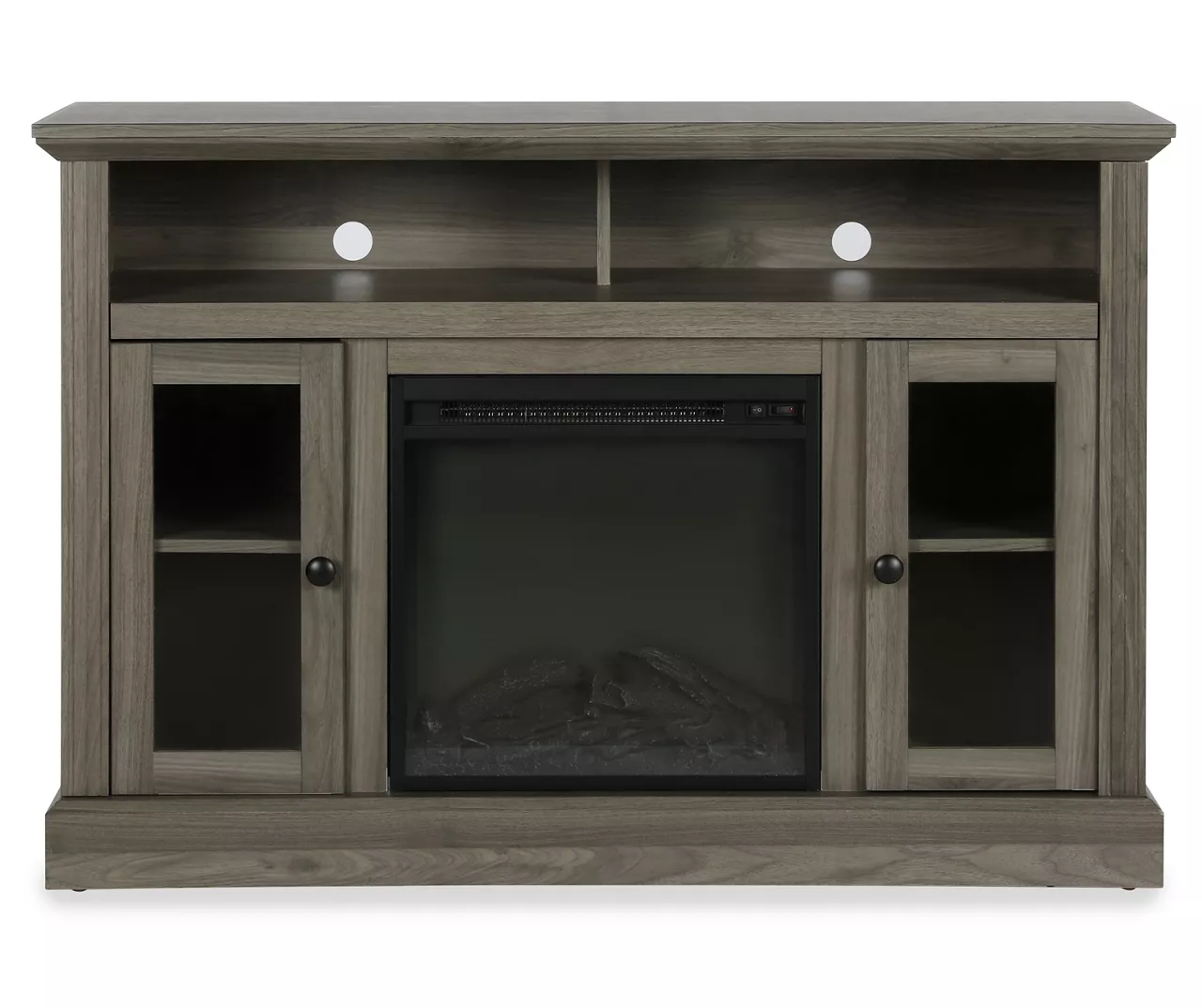 47" Grandcastle Rustic Gray Electric Fireplace Console 3 47" Grandcastle Rustic Gray Electric Fireplace Console
