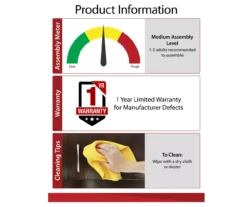 47" Grandcastle Rustic Gray Electric Fireplace Console 9 47" Grandcastle Rustic Gray Electric Fireplace Console -Living Room Furniture Store 810465006 5