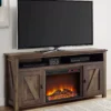 59" Century Lane Rustic Brown Electric Fireplace Console -Living Room Furniture Store 810465020 1