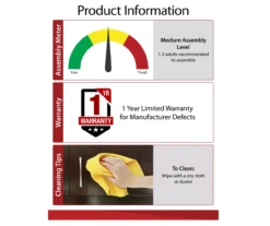 59" Roxbury Black Electric Fireplace Console 9 59" Roxbury Black Electric Fireplace Console -Living Room Furniture Store 810465038 6