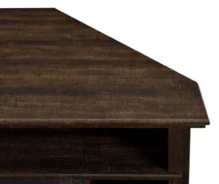 47" Flaxton Espresso Corner Electric Fireplace Console -Living Room Furniture Store 810465039 5