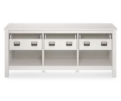 Deveronne Ivory Oak TV Stand