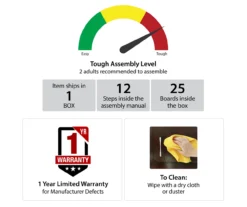 Benson Natural TV Stand -Living Room Furniture Store 810465082 5