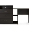 Chevil Espresso Media Dresser & Desk -Living Room Furniture Store 810465132 2