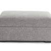 Parkdale Silver Storage Ottoman -Living Room Furniture Store 810465150