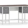Desk With Fabric Drawers -Living Room Furniture Store 810465622 2