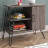 Langley Park Distressed Gray Oak 3-Tier Bookshelf -Living Room Furniture Store 810483897