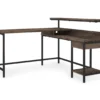 Arlenbry Gray L-Shaped Corner Desk