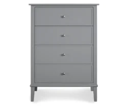 Somerville Gray 4-Drawer Dresser