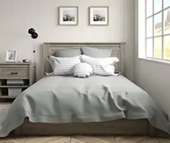 Silverton Oak Full Headboard -Living Room Furniture Store 810504698 2