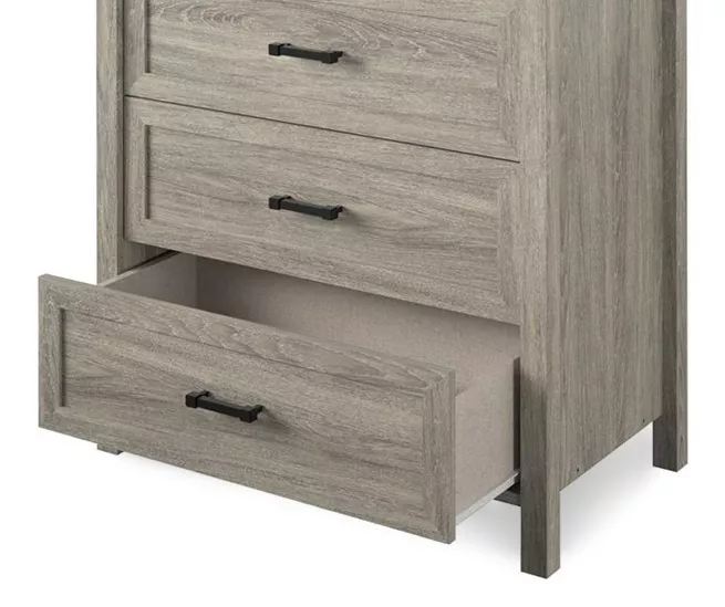 Silverton Oak 5-Drawer Dresser 5 Silverton Oak 5-Drawer Dresser - Image 3