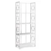 White Square 4-Shelf Open Bookcase -Living Room Furniture Store 810512949 2