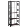 Espresso Square 4-Shelf Open Bookcase 2 Espresso Square 4-Shelf Open Bookcase -Living Room Furniture Store 810512950 2