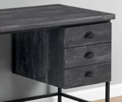 Monarch Reclaimed 3-Drawer Computer Desk -Living Room Furniture Store 810512955 4