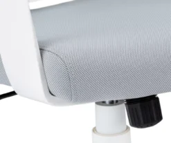 White & Gray Executive Office Chair -Living Room Furniture Store 810512972 9