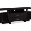 60" Espresso 2-Drawer TV Stand -Living Room Furniture Store 810512982 2