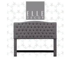 Gray Celeste Upholstered Queen Headboard -Living Room Furniture Store 810513487