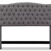 Gray Celeste Upholstered Queen Headboard -Living Room Furniture Store 810513487 5