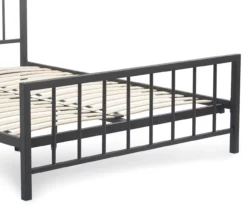 Black Evans King Platform Bed -Living Room Furniture Store 810513490 11