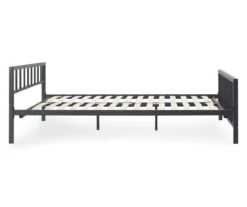 Black Evans King Platform Bed -Living Room Furniture Store 810513490 17