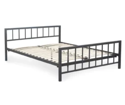 Black Evans King Platform Bed -Living Room Furniture Store 810513490 3
