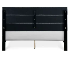 Gray Hudson Queen Upholstered Linen Fabric Bed -Living Room Furniture Store 810513495 16