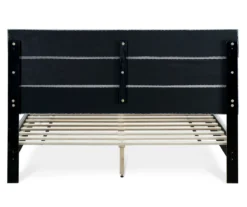 Gray Hudson Queen Upholstered Linen Fabric Bed -Living Room Furniture Store 810513495 17