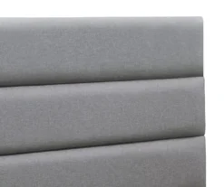 Gray Hudson Queen Upholstered Linen Fabric Bed -Living Room Furniture Store 810513495 7