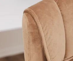 Hannah Beige Microfiber Office Chair -Living Room Furniture Store 810513511 4 1