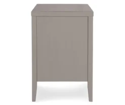 Gray Finley Wood 3-Drawer Nightstand -Living Room Furniture Store 810513522 10