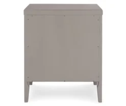 Gray Finley Wood 3-Drawer Nightstand -Living Room Furniture Store 810513522 11