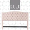 French Blush Pink Celeste Upholstered Queen Headboard 1 French Blush Pink Celeste Upholstered Queen Headboard -Living Room Furniture Store 810513529
