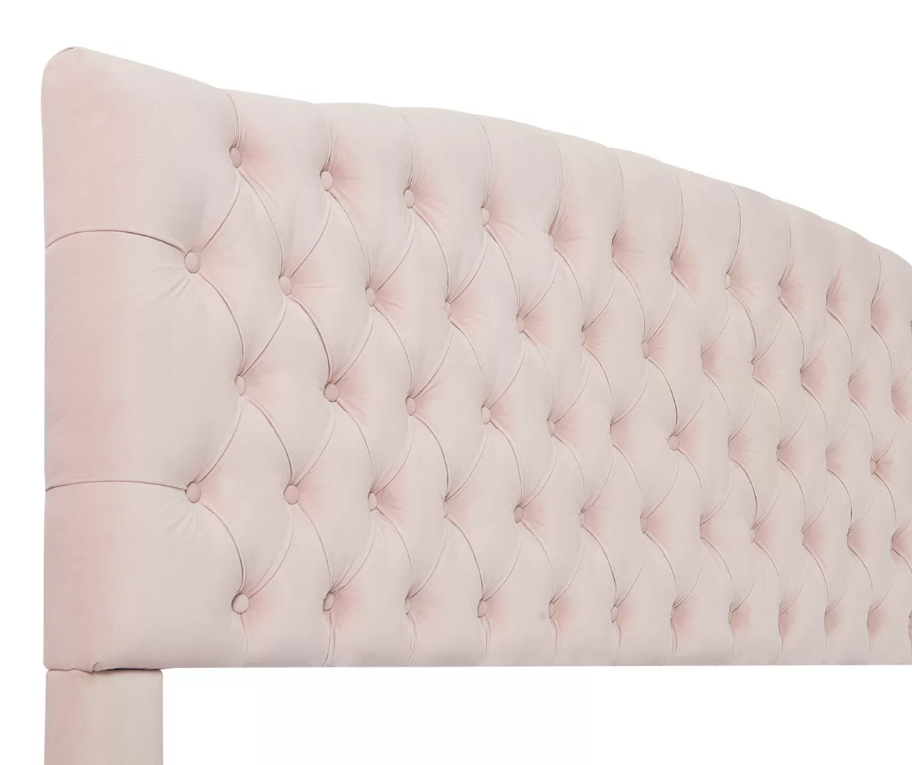 French Blush Pink Celeste Upholstered Queen Headboard 6 French Blush Pink Celeste Upholstered Queen Headboard - Image 4