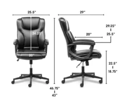 Serta Connor Office Chair -Living Room Furniture Store 810513548 4