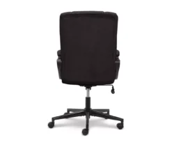Hannah Charcoal Gray Microfiber Office Chair -Living Room Furniture Store 810513553 12